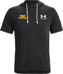 Under Armour Rival Terry Short-sleeve Hoodie - Top Cheddar 2026 (Wordmark)