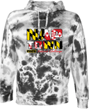 Under Armour Rival Fleece Hoodie Tie-Dye - Naptown National Challenge 2026 (wordmark - flag)