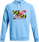 Under Armour Rival Fleece Hoodie - Naptown National Challenge 2026 (wordmark - flag)