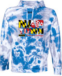 Under Armour Rival Fleece Hoodie Tie-Dye - Naptown National Challenge 2026 (wordmark - flag)