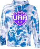 Under Armour Rival Fleece Hoodie Tie-Dye - Girls UAA Session I 2026 (Grape Purple)