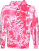 Under Armour Rival Fleece Hoodie Tie-Dye - Zero Gravity - BASKETBALL thin white
