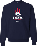 Crew Sweatshirt - USYS KS State Cup Spring 2026 - White