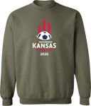 Crew Sweatshirt - USYS KS State Cup Spring 2026 - White