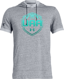Under Armour Stadium Short Sleeve Hoodie - Girls UAA Session I 2026 (Ocean Blue)