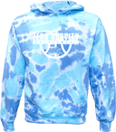 Tie-Dye Hoodies - Zero Gravity - lower arch white
