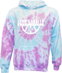 Tie-Dye Hoodies - Zero Gravity - lower arch white