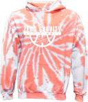 Tie-Dye Hoodies - Zero Gravity - lower arch white