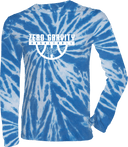 Tie-Dye Long Sleeves - Zero Gravity - lower arch white