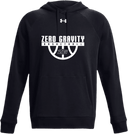 Under Armour Rival Fleece Hoodie - Zero Gravity - lower arch white