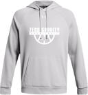 Under Armour Rival Fleece Hoodie - Zero Gravity - lower arch white
