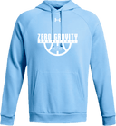 Under Armour Rival Fleece Hoodie - Zero Gravity - lower arch white