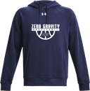 Under Armour Rival Fleece Hoodie - Zero Gravity - lower arch white