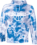 Under Armour Rival Fleece Hoodie Tie-Dye - Zero Gravity - lower arch white