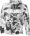 Under Armour Rival Fleece Hoodie Tie-Dye - Zero Gravity - lower arch white