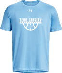 Under Armour Tech Team Short Sleeve - Zero Gravity - lower arch white