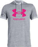 Under Armour Stadium Short Sleeve Hoodie - MidAtlantic Summer Club Championships 2026 (UA Pink)