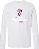 Long Sleeves - USYS IN Presidents Cup (w1/3) 2026(White and Red Text)