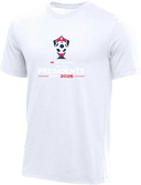 Nike Short Sleeves - USYS IN Presidents Cup (w1/3) 2026(White and Red Text)