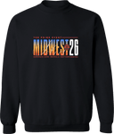 Crew Sweatshirt - The Prime Event Midwest 2026 (Bold Stacked Text)