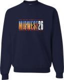 Crew Sweatshirt - The Prime Event Midwest 2026 (Bold Stacked Text)
