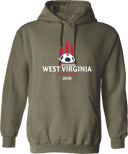 Hoodies - West Virginia State Cup (w2/2) 2026(White and Red Text)
