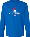 Long Sleeves - West Virginia State Cup (w2/2) 2026(White and Red Text)