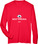 Performance Long Sleeves - West Virginia State Cup (w2/2) 2026(White and Red Text)