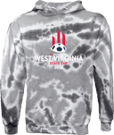 Tie-Dye Hoodies - West Virginia State Cup (w2/2) 2026(White and Red Text)