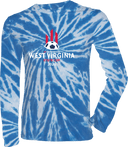 Tie-Dye Long Sleeves - West Virginia State Cup (w2/2) 2026(White and Red Text)