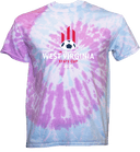 Tie-Dye Short Sleeves - West Virginia State Cup (w2/2) 2026(White and Red Text)