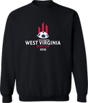Crew Sweatshirt - West Virginia State Cup (w2/2) 2026(White and Red Text)