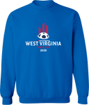 Crew Sweatshirt - West Virginia State Cup (w2/2) 2026(White and Red Text)