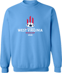 Crew Sweatshirt - West Virginia State Cup (w2/2) 2026(White and Red Text)