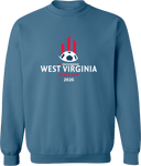 Crew Sweatshirt - West Virginia State Cup (w2/2) 2026(White and Red Text)