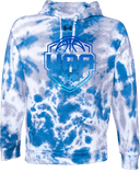 Under Armour Rival Fleece Hoodie Tie-Dye - Boys UAA Session I 2026 (Deep Blue)