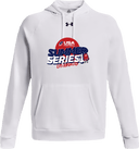 Under Armour Rival Fleece Hoodie - USA Football Summer Series 2026 (Red Backdrop)