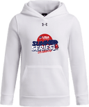 Under Armour Team Icon Fleece Hoodie - USA Football Summer Series 2026 (Red Backdrop)