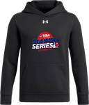 Under Armour Team Icon Fleece Hoodie - USA Football Summer Series 2026 (Red Backdrop)