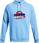 Under Armour Rival Fleece Hoodie - USA Football Summer Series 2026 (Red Backdrop)