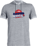 Under Armour Stadium Short Sleeve Hoodie - USA Football Summer Series 2026 (Red Backdrop)