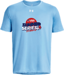 Under Armour Tech Team Short Sleeve - USA Football Summer Series 2026 (Red Backdrop)