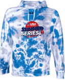 Under Armour Rival Fleece Hoodie Tie-Dye - USA Football Summer Series 2026 (Red Backdrop)