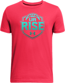 Under Armour Athletics Short Sleeve - UA Rise Girls Session l 2026(Turquoise Text)