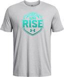 Under Armour Athletics Short Sleeve - UA Rise Girls Session l 2026(Turquoise Text)