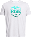 Under Armour Athletics Short Sleeve - UA Rise Girls Session l 2026(Turquoise Text)