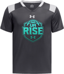 Under Armour Big Win Flag Jersey - UA Rise Girls Session l 2026(Turquoise Text)
