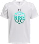 Under Armour Big Win Flag Jersey - UA Rise Girls Session l 2026(Turquoise Text)