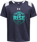 Under Armour Big Win Flag Jersey - UA Rise Girls Session l 2026(Turquoise Text)