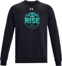 Under Armour Rival Fleece Crew - UA Rise Girls Session l 2026(Turquoise Text)